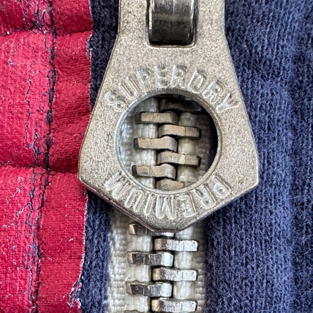 Superdry Orange Label Trainer Hood Full Zip Hoodie Japan Large- Fits Medium US - Picture 6 of 10